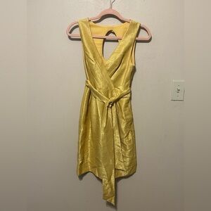 Anthropologie BHDLN There Is Only‎ You and Me Gold bridesmaids dress Size 0